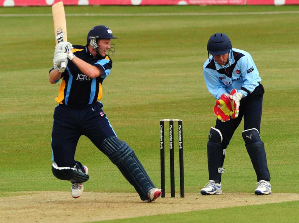 Andrew Gale hit a hundred to anchor Yorkshire's innings, Kent v Yorkshire, CB40, Canterbury, May 8, 2011