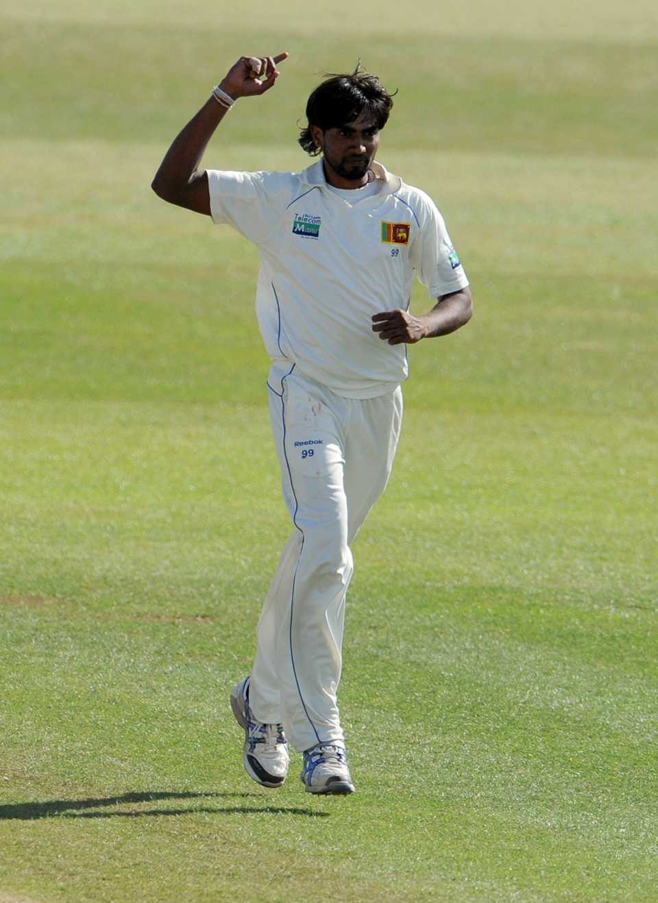 Nuwan Pradeep picked up four second-innings wickets in Sri Lanka's win , England Lions v Sri Lanka, Tour Match, Derby, May 22 2011