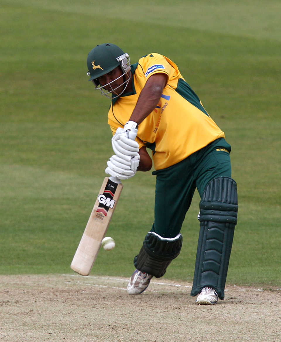 Samit Patel hit four sixes in his 52