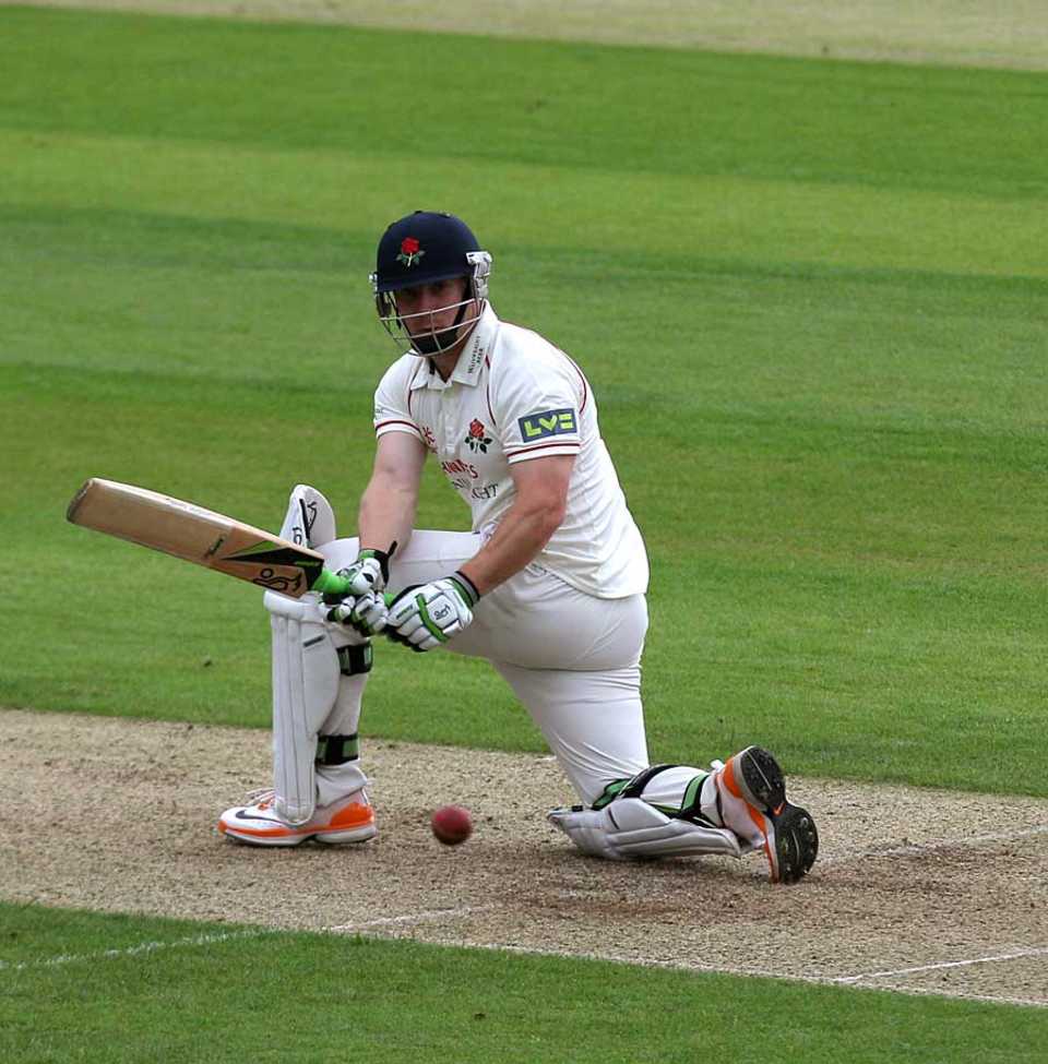 Steven Croft boosted Lancashire with a half-century