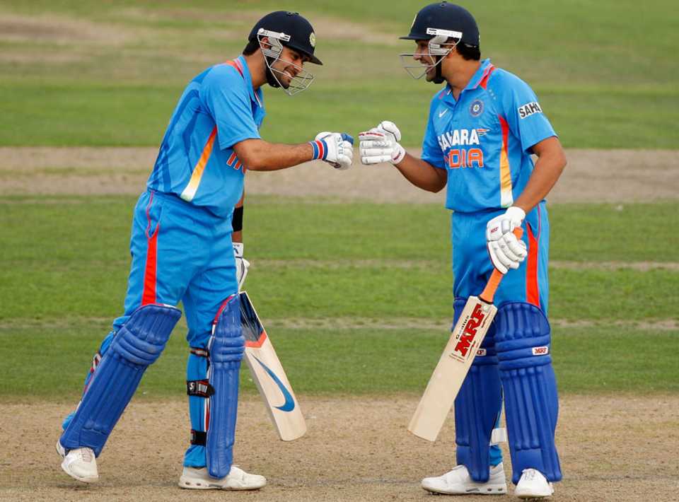 Virat Kohli and Rohit Sharma put on 104 for the third wicket, Sussex v Indians, Tour match, Hove, August 25, 2011