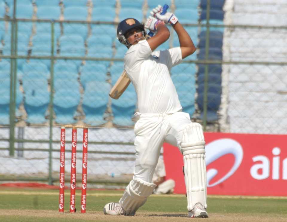 Rahul Sharma scored 52 off 38 balls, Rajasthan v Rest of India, Irani Cup, Jaipur, 2nd day, October 2, 2011