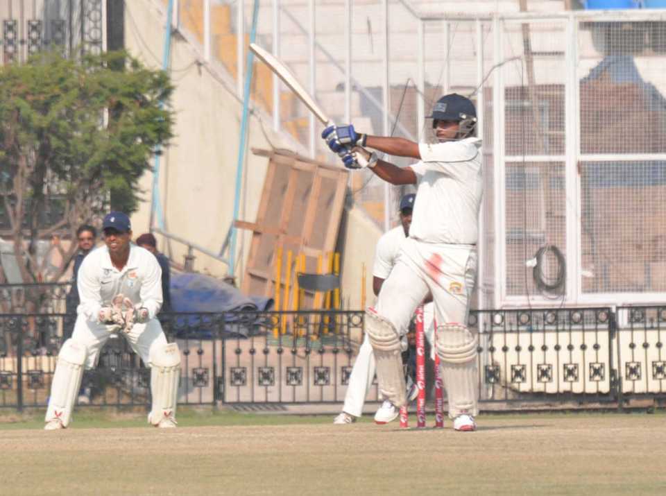 Ravi Inder Singh hits the winning runs against Orissa