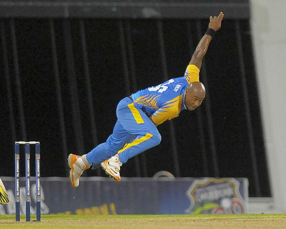 Tino Best bowled with energy to finish with three wickets