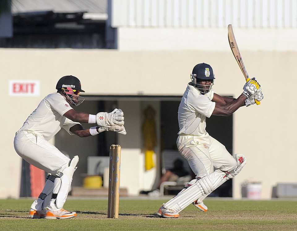 Kirk Edwards guided Barbados in both innings