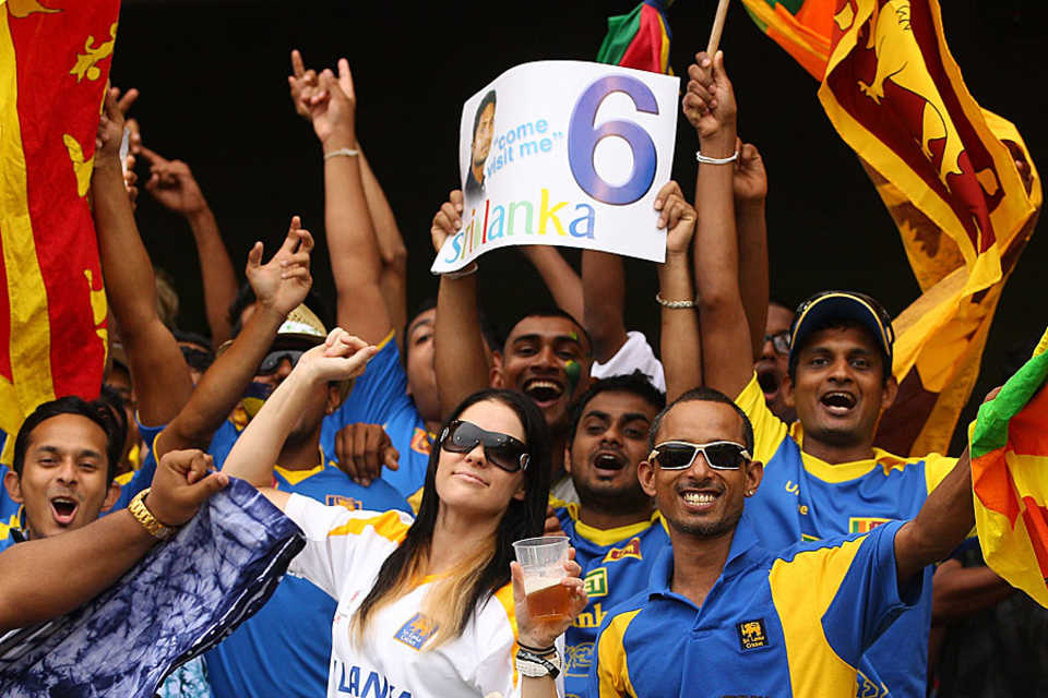 Sri Lanka had plenty of support at the Gabba