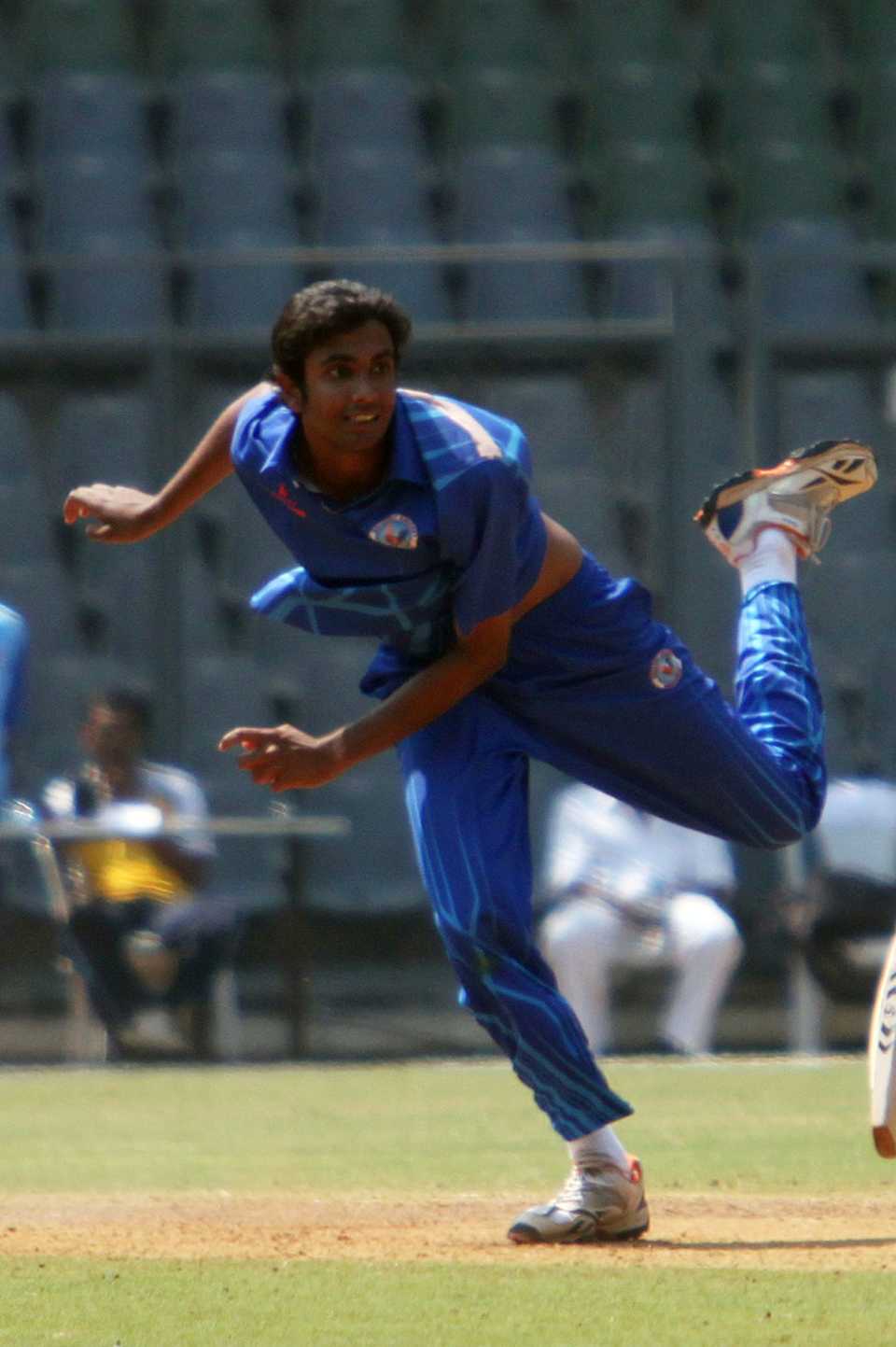 Rush Kalaria claimed 4 for 21 in nine overs