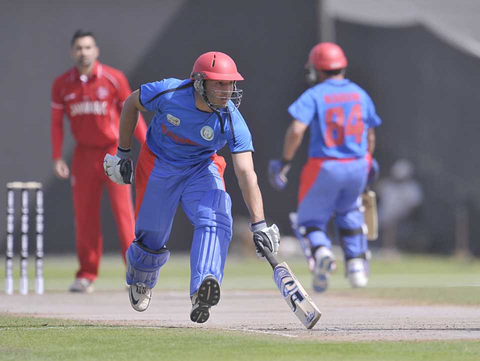 Karim Sadiq hit 91 off 60 balls as Afghanistan remained unbeaten