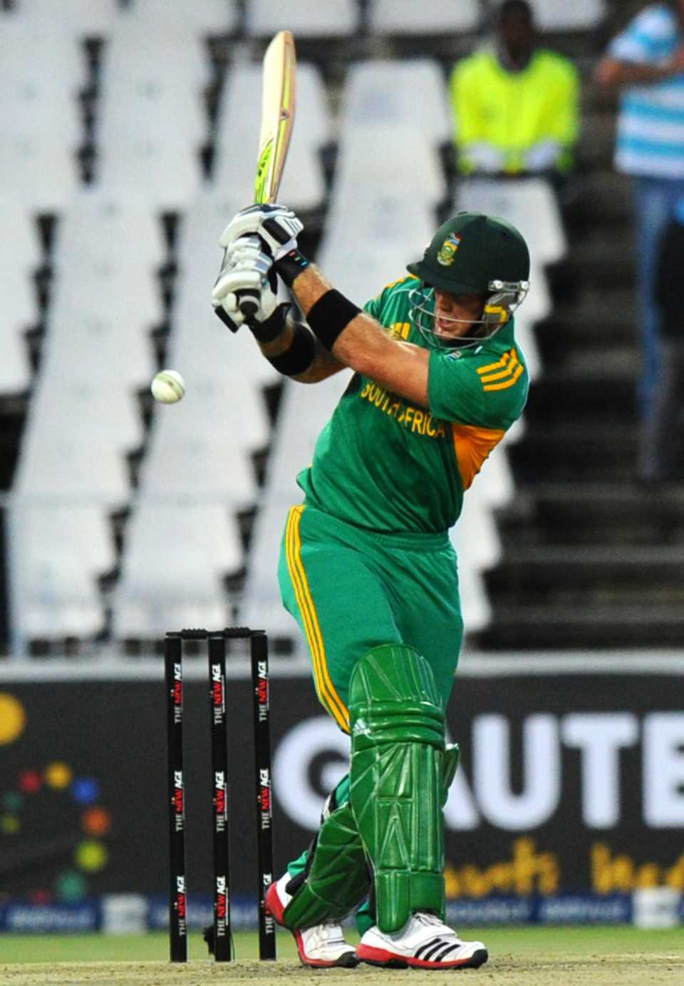 Colin Ingram works one on the leg side, South Africa v India, Only T20I, Johannesburg, March 30, 2012