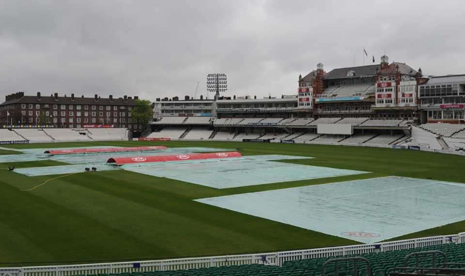 The Oval was washed out for a third straight day