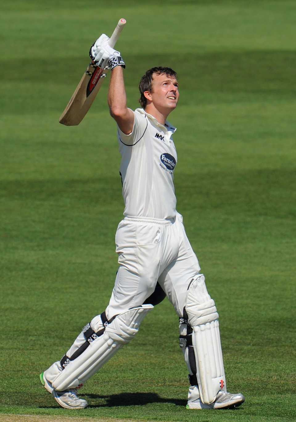 Chris Nash reached his hundred off 144 balls, Sussex v Nottinghamshire, County Championship, Division One, 1st day, Hove, May 25, 2012