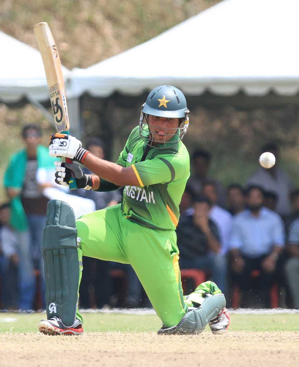 Sami Aslam's 134 took Pakistan Under-19 to 282 in the final, but the match was tied