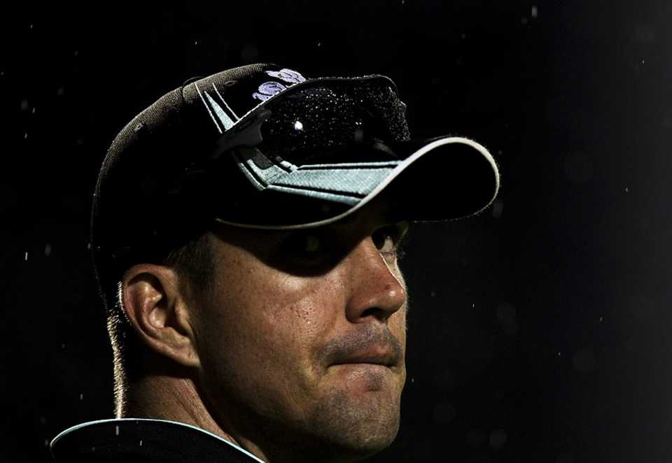 It was a damp night for Kevin Pietersen's return
