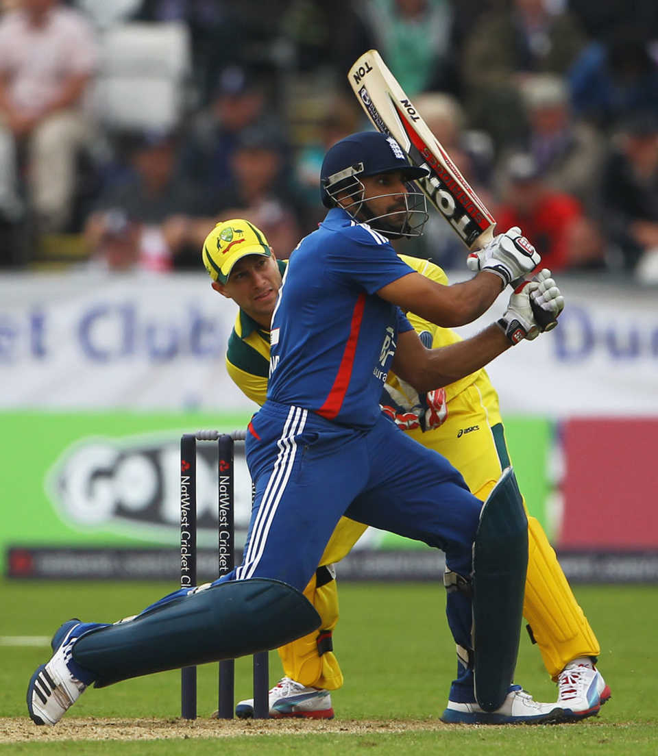 Ravi Bopara struck the winning runs, England v Australia, 4th ODI, Chester-le-Street, July 7, 2012