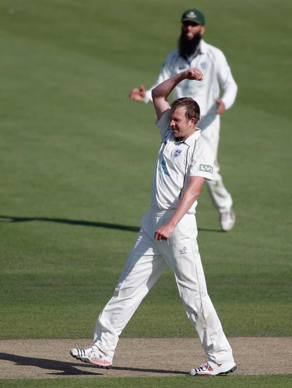 Alan Richardson worked hard for his four wickets