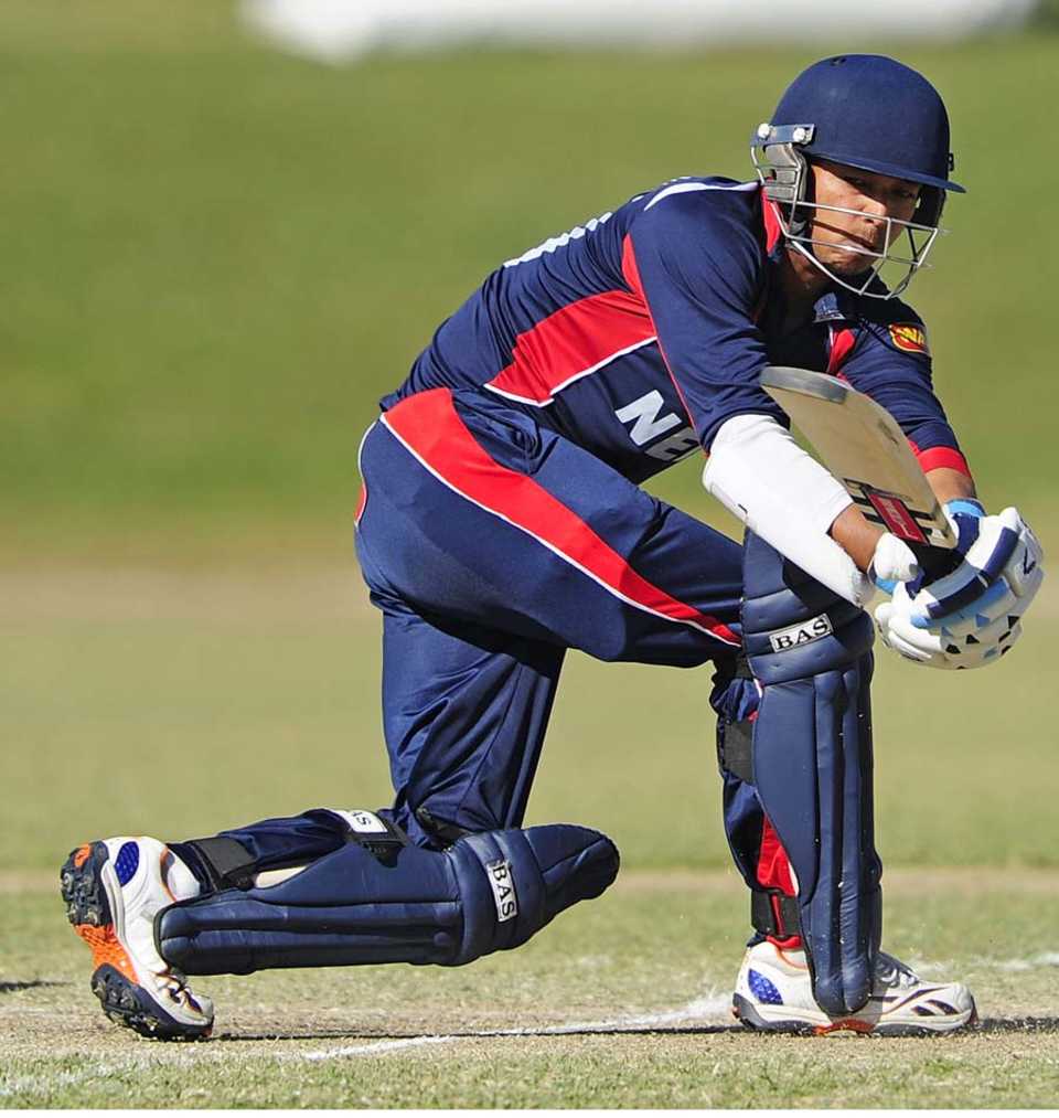 Rahul Vishwakarma top-scored for Nepal with 32