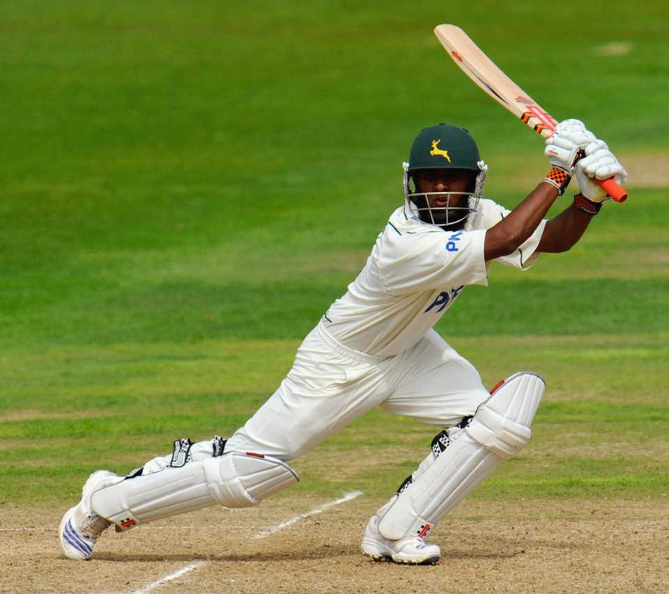 Bilal Shafayat struck two fours before being removed for 16