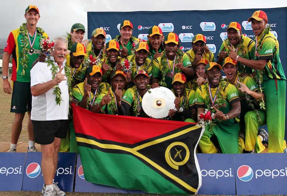 Vanuatu won the World Cricket League Division 8