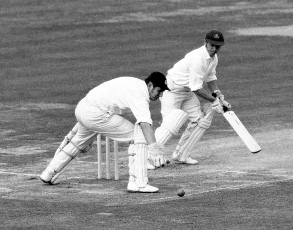 Harry Pilling on his way to 70 in the Gillette Cup final