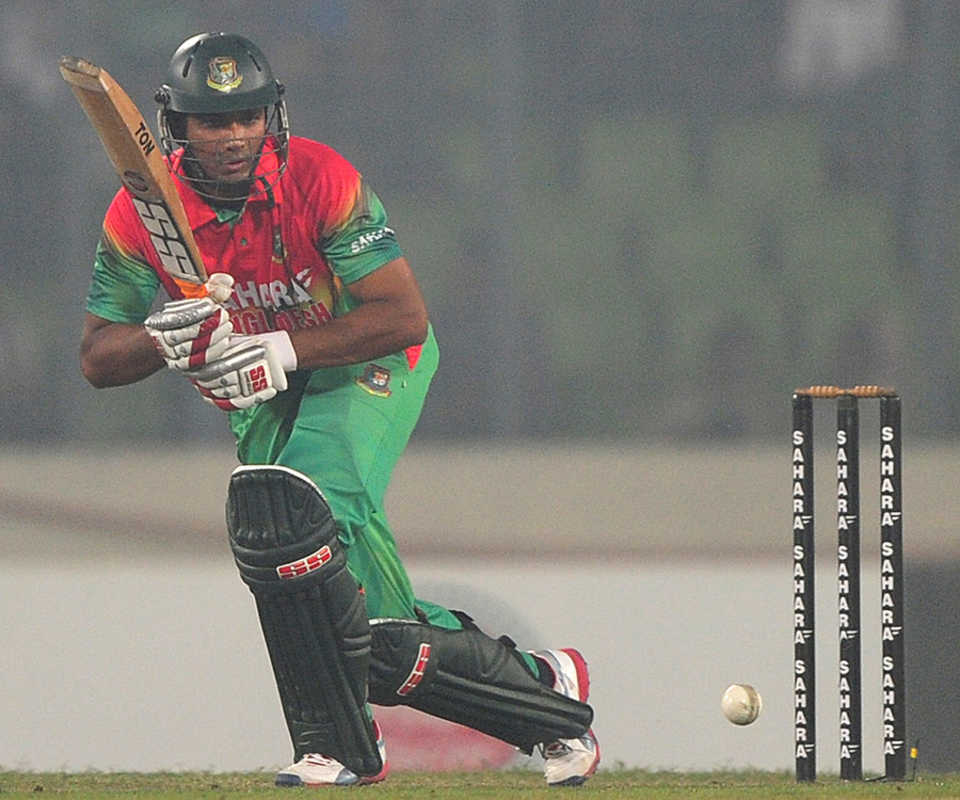 Mahmudullah scored a half-century, Bangladesh v West Indies, 4th ODI, Mirpur, December 7, 2012