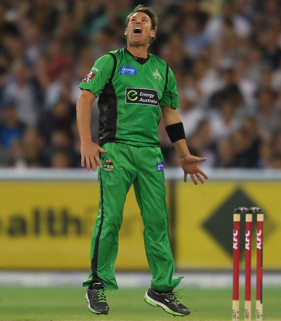 Shane Warne took two wickets