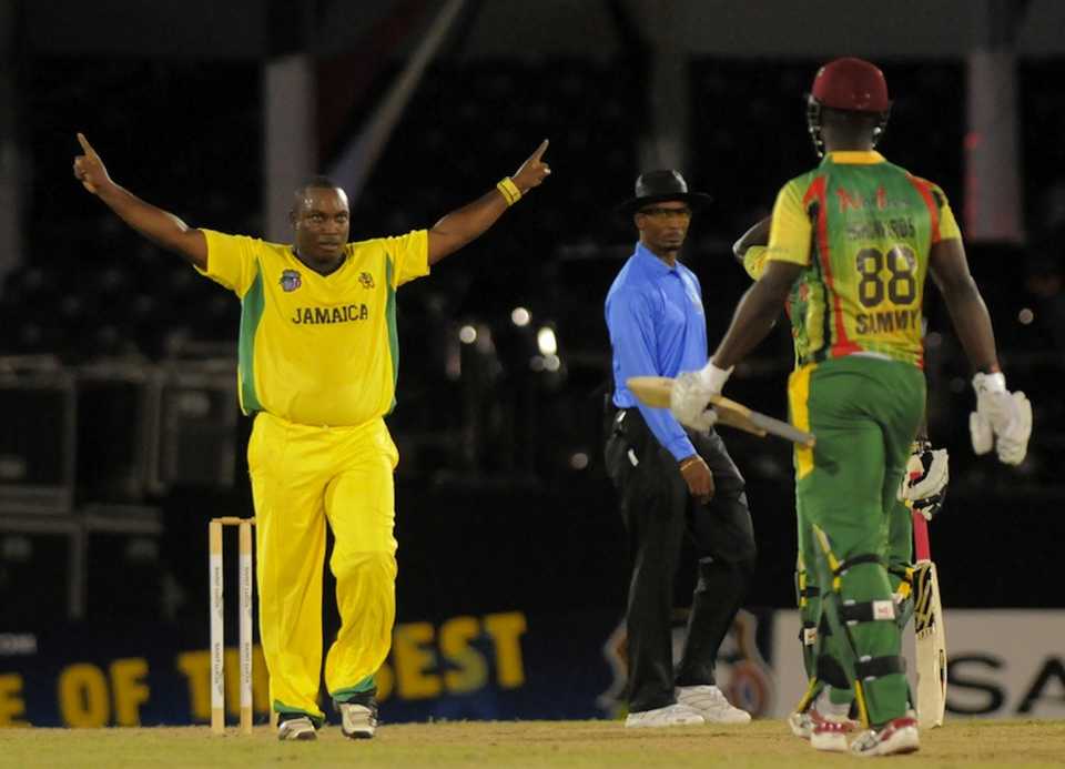 Tamar Lambert took three wickets in an over, Jamaica v Windward Islands, Caribbean T20, Trinidad, January 9, 2013