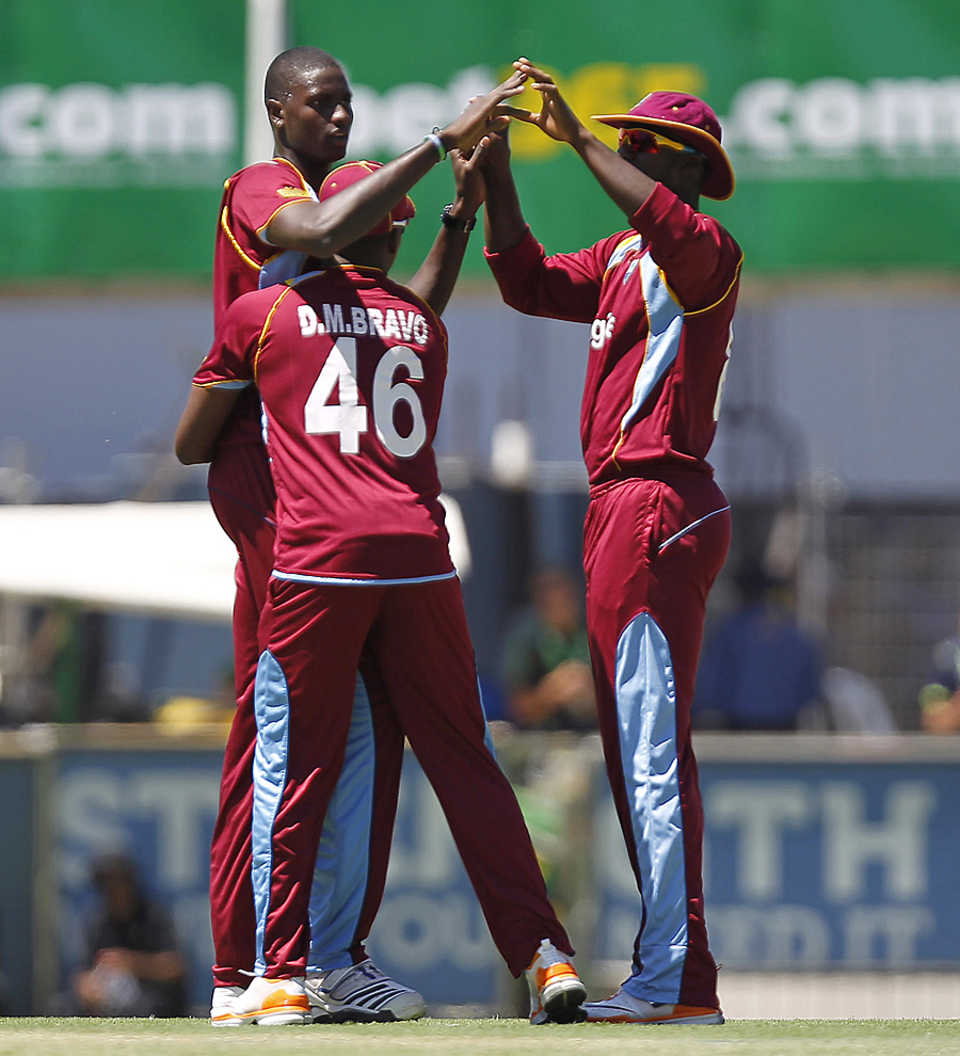 Jason Holder took the only Australian wicket to fall