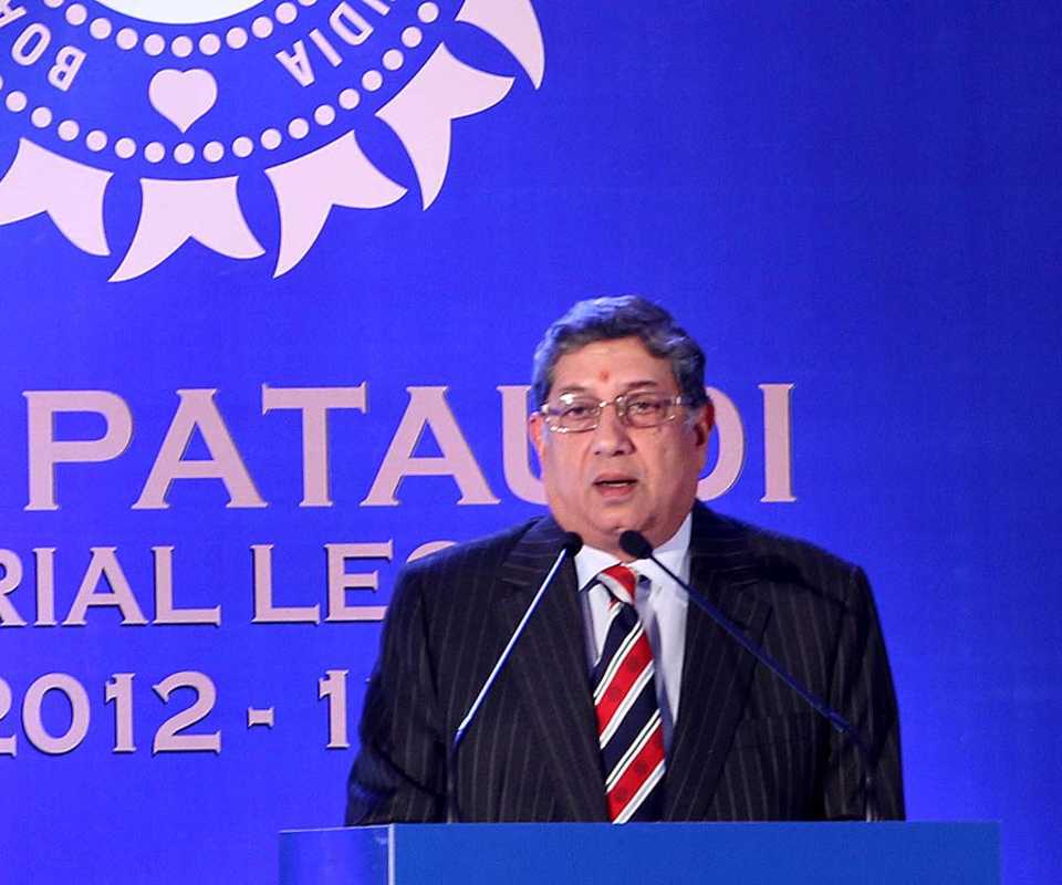 N Srinivasan refuses to resign as BCCI president ESPNcricinfo
