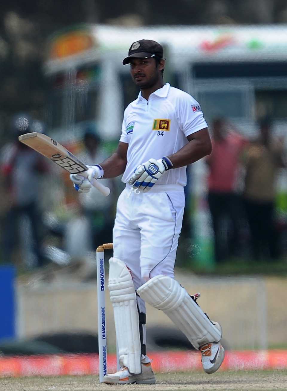 Kumar Sangakkara made centuries in both innings of the match