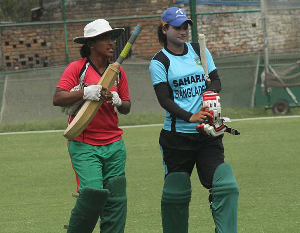 Bangladesh players at practice