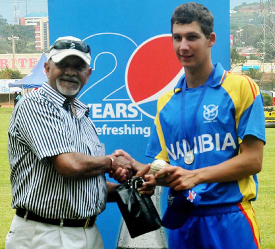 JJ Smit's four-for helped Namibia U-19s qualify for the World Cup