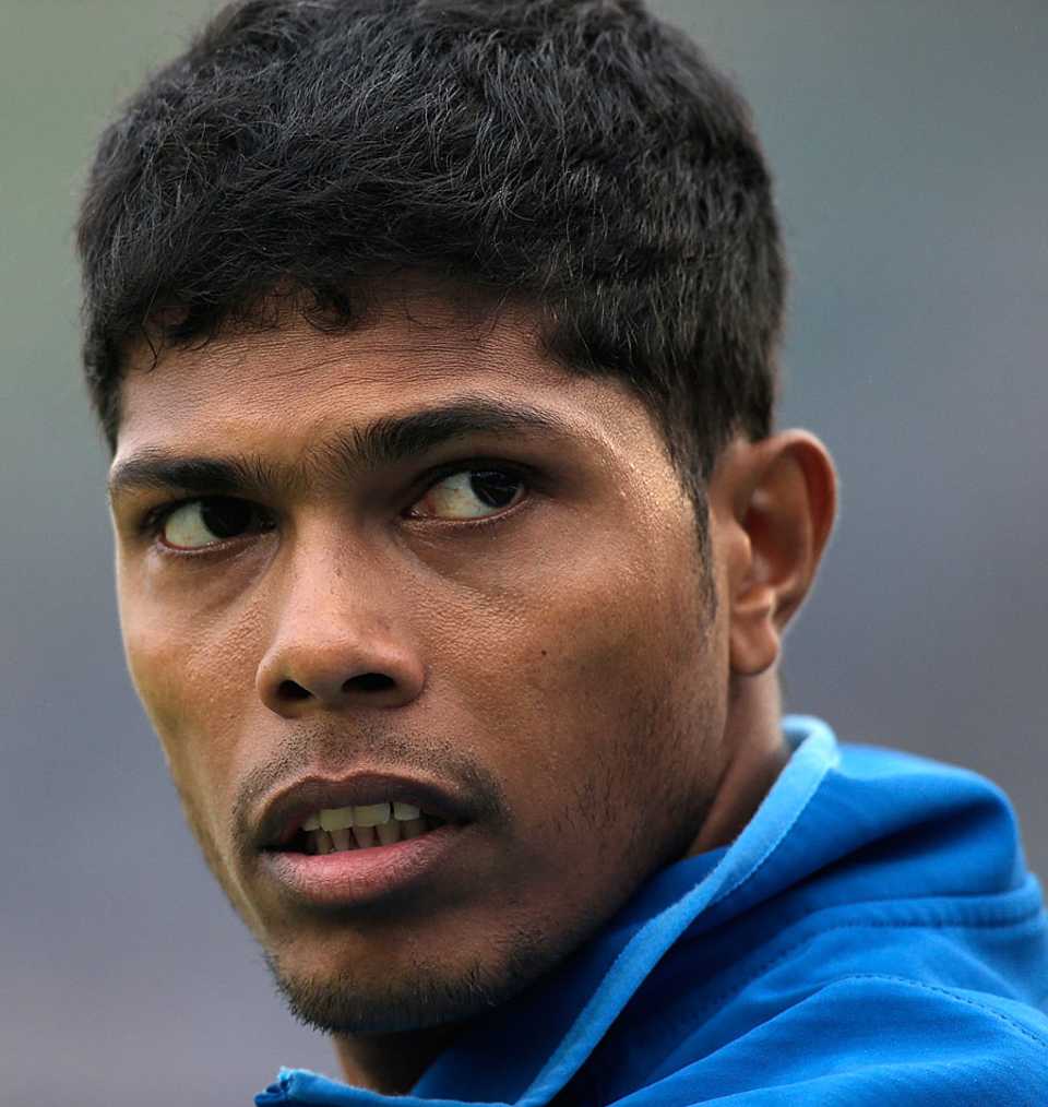 Umesh Yadav went wicketless in his eight overs, India v Sri Lanka, Champions Trophy, 2nd semi-final, Cardiff, June 20, 2013
