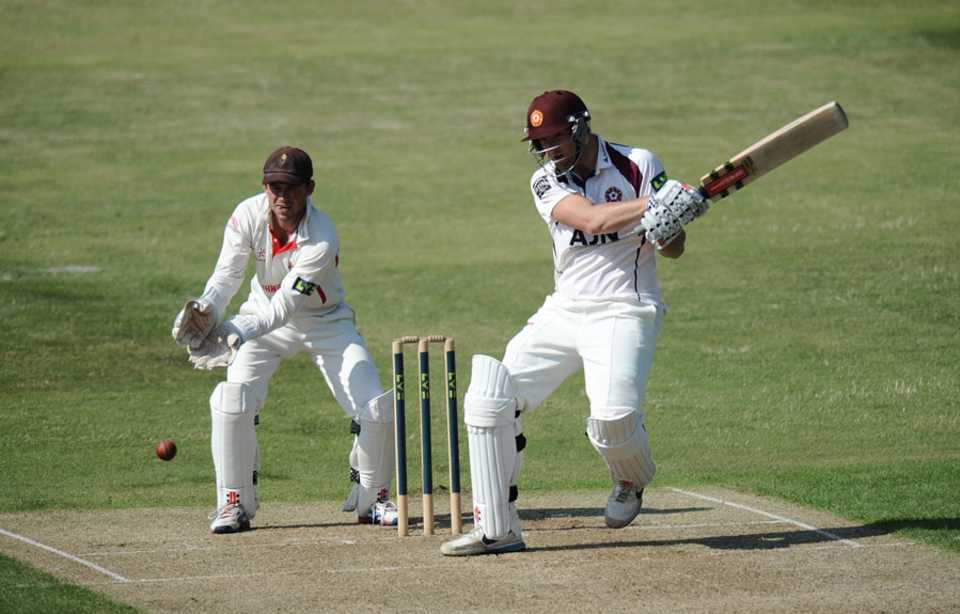 Cameron White cuts during his unbeaten innings of 61