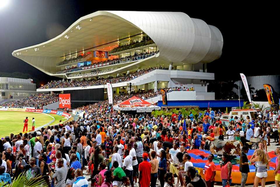 The Kensington Oval bears a party atmosphere