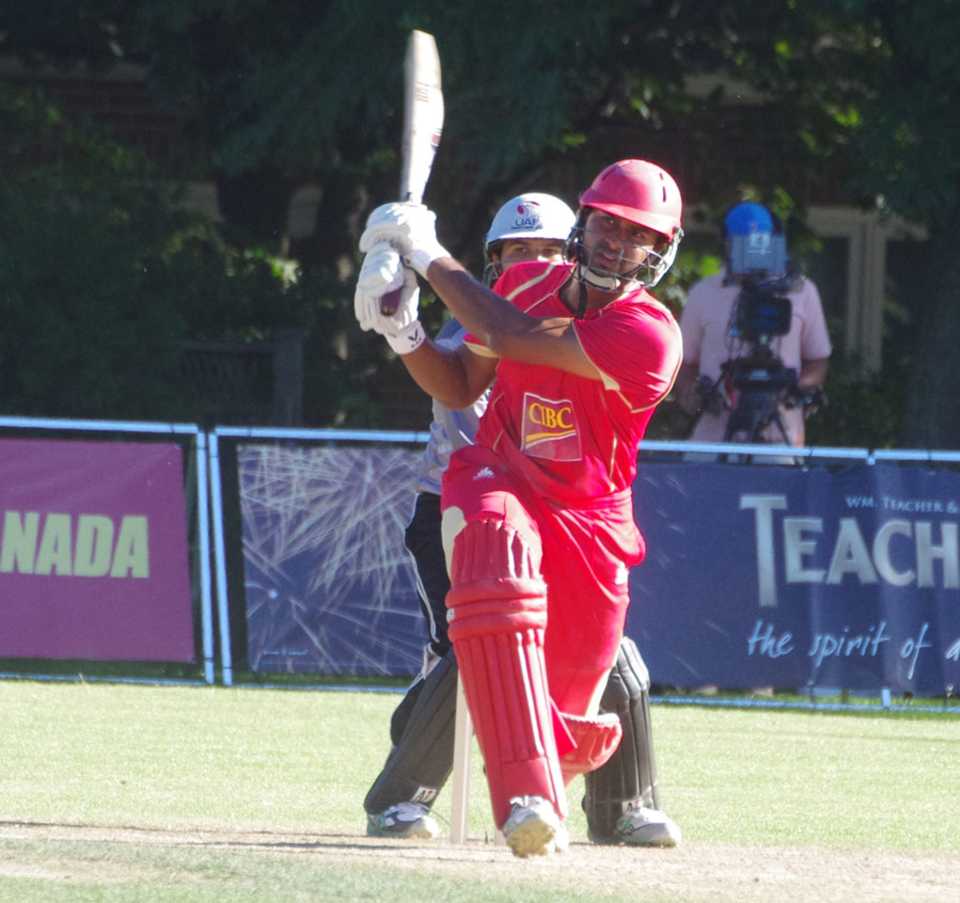 Ruvindu Gunasekera top-scored for Canada with 33 runs