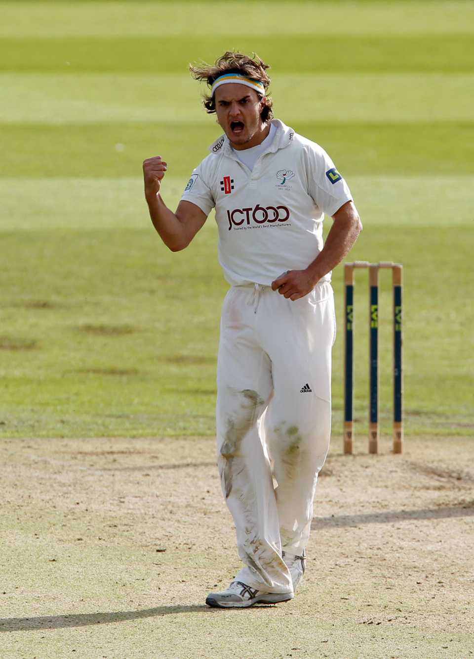 Jack Brooks claimed a four-wicket haul, Yorkshire v Middlesex, County Championship, Division One, Headingley, 4th day, September 20, 2013