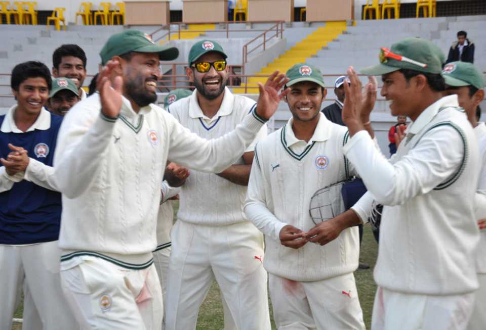 Baroda have some fun after their thumping win against Saurashtra