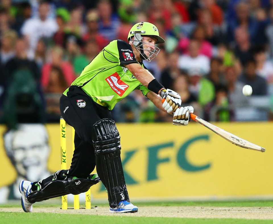 Michael Hussey goes on the attack