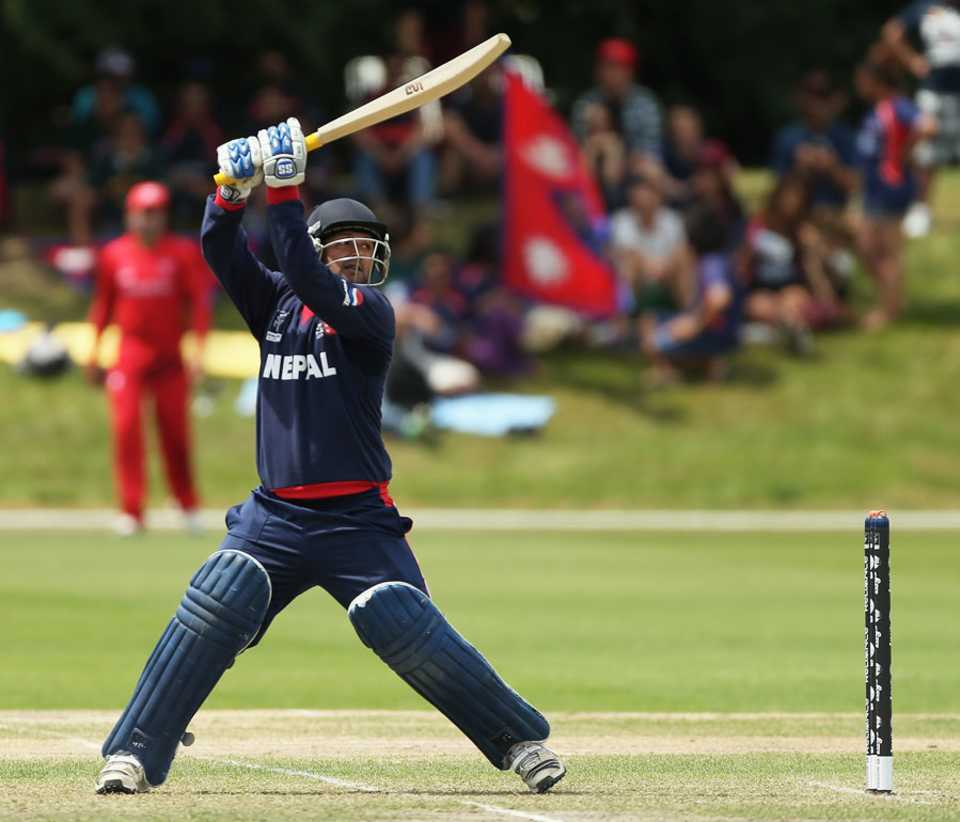 Basant Regmi struck 45 useful runs for Nepal