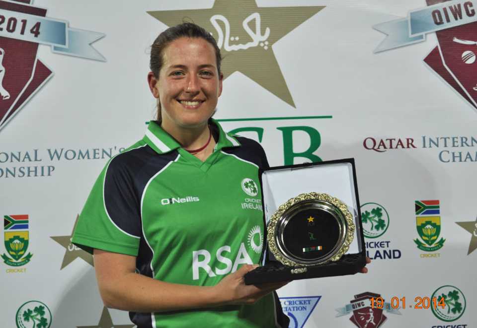 Isobel Joyce won Player of the Match for her all-round display