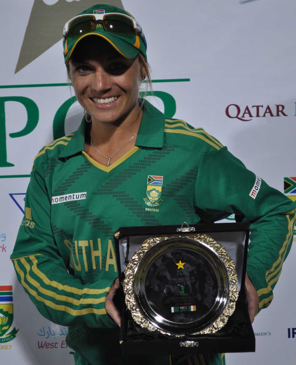 Mignon du Preez was named the Player of the Match