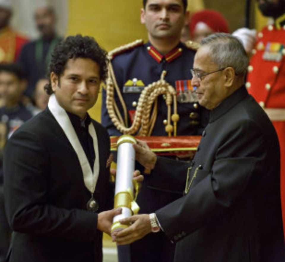Sachin Tendulkar receives Bharat Ratna | ESPNcricinfo