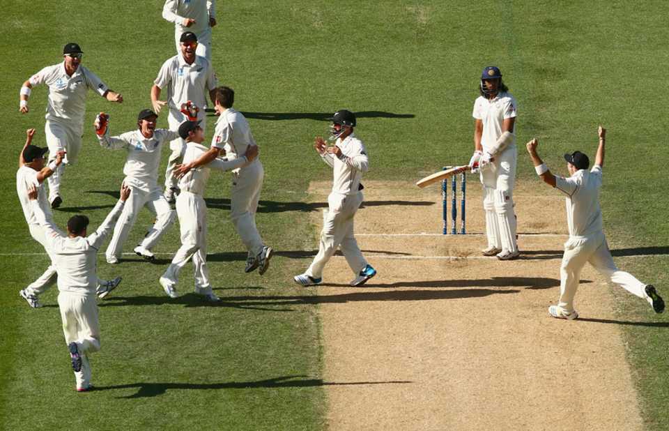 Ishant Sharma was the last man out, New Zealand v India, 1st Test, Auckland, 4th day, February 9, 2014