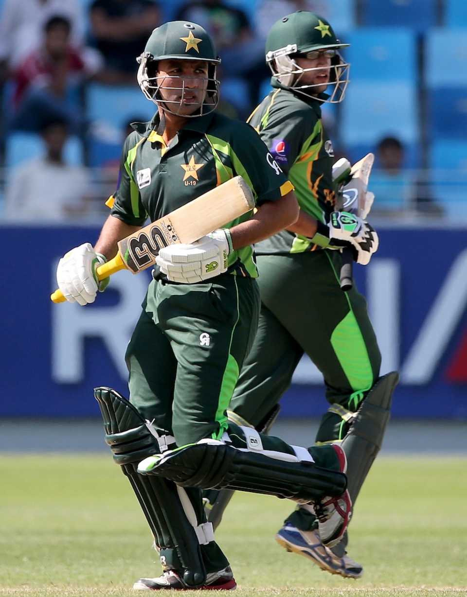 Sami Aslam and Imam-ul-Haq put on an opening stand of 109, India v Pakistan, Under-19 World Cup, Group A, Dubai, February 15, 2014
