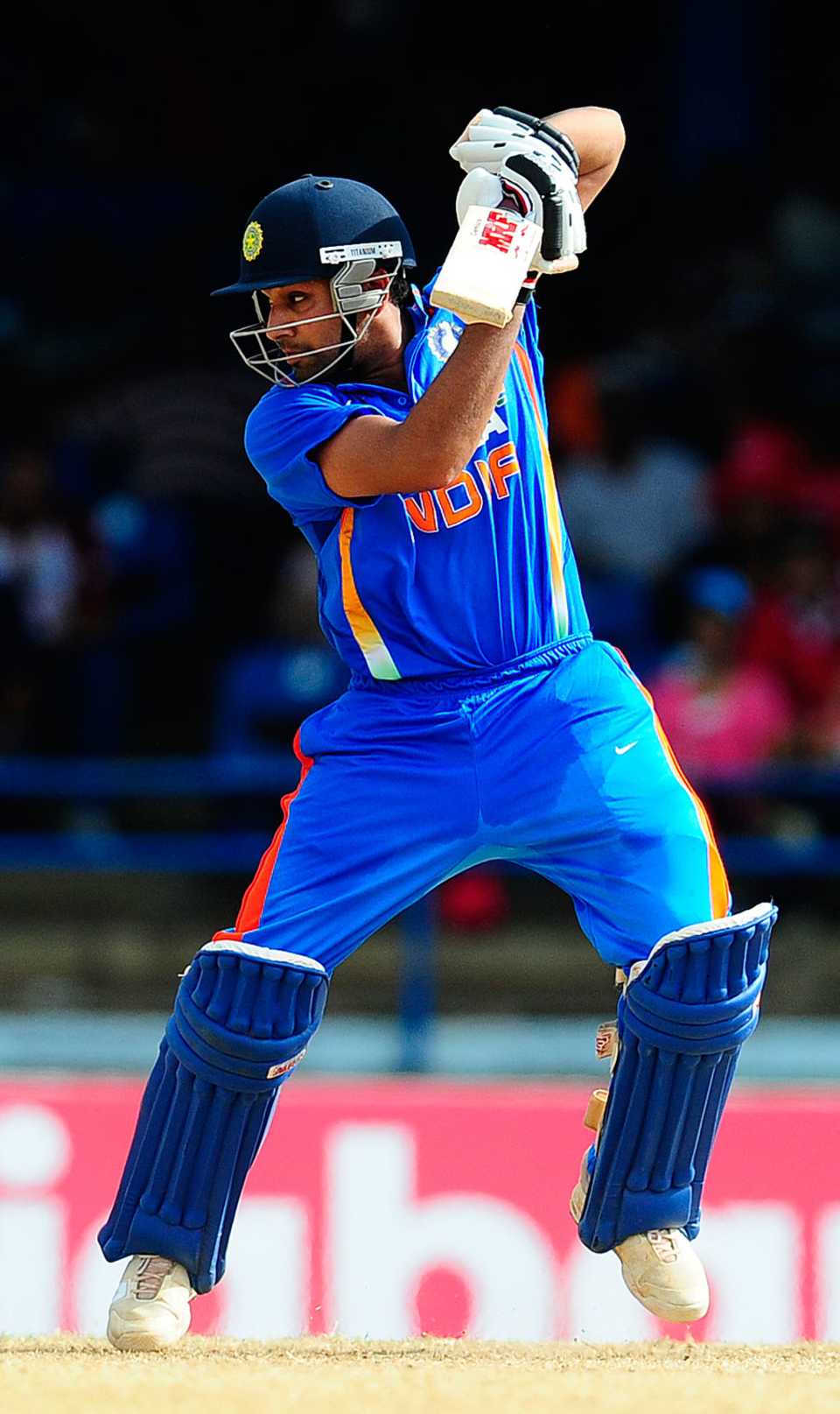 Rohit Sharma was unbeaten on 68, West Indies v India, 1st ODI, Port-of-Spain, June 6, 2011