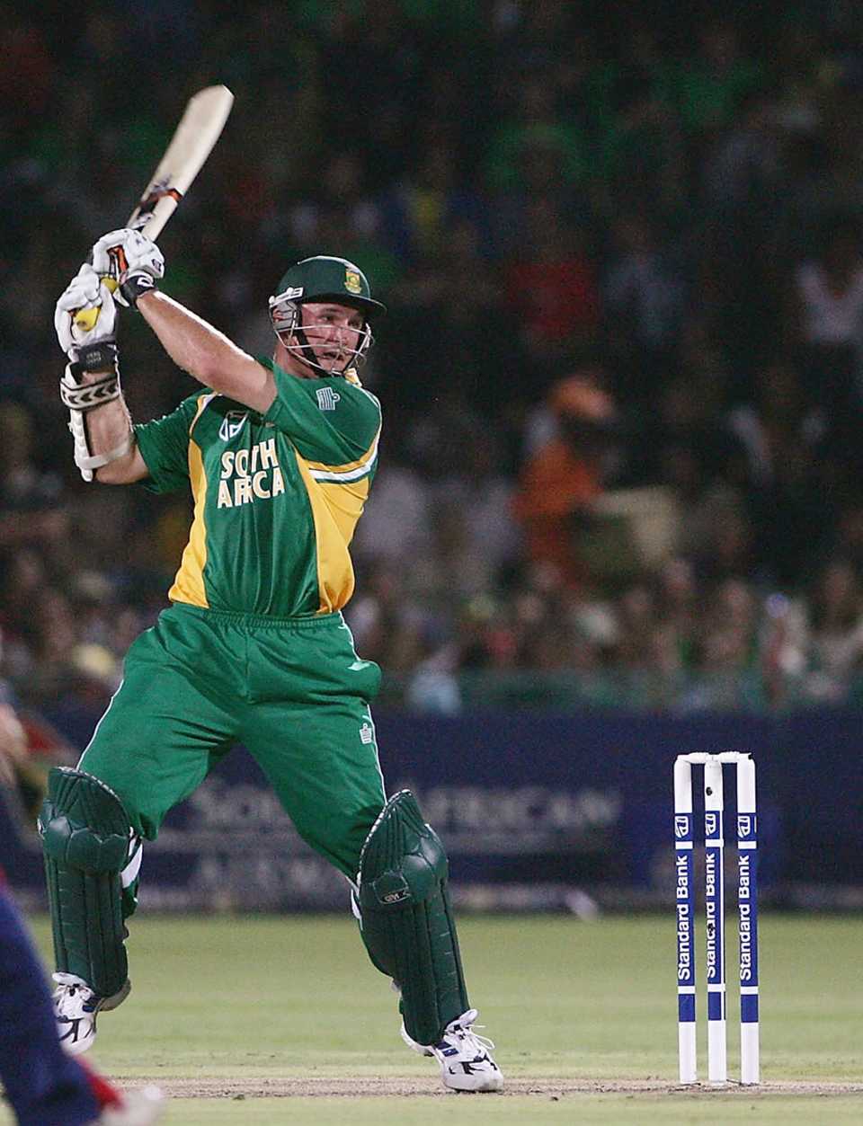 Graeme Smith on his way to a maiden ODI century, South Africa v England, 3rd ODI, Port Elizabeth, 4 February, 2005