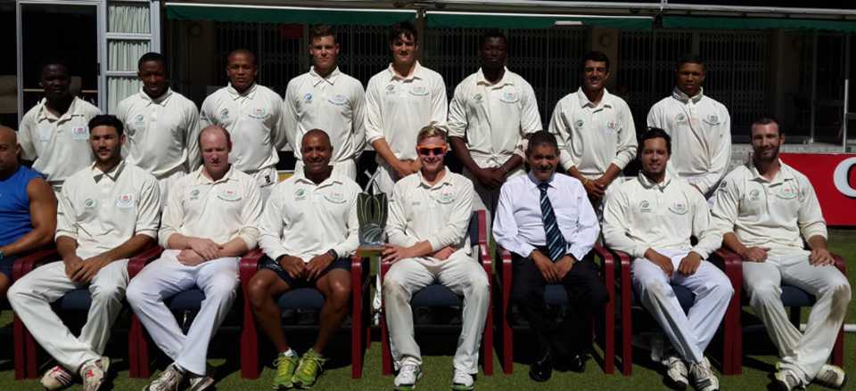 The Western Province team pose after winning the CSA Provincial Three-Day competition , March 29, 2014