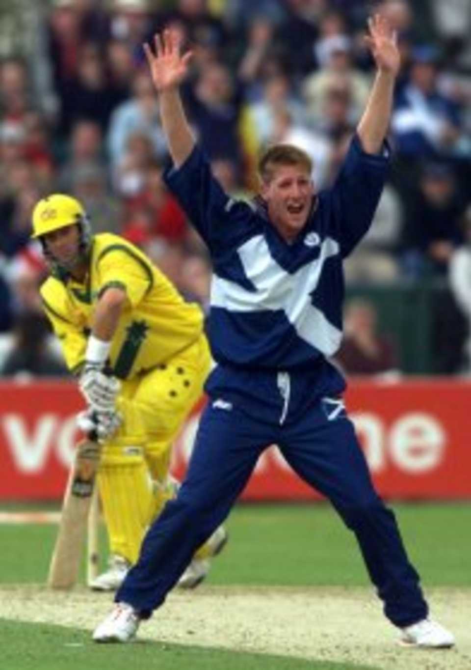 John Blain & Mark Waugh, Australia v Scotland, World Cup, 1999