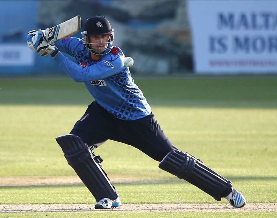 Alex Blake top-scored for Kent with 60, Kent v Sri Lankans, Tour match, Canterbury, May 16, 2014