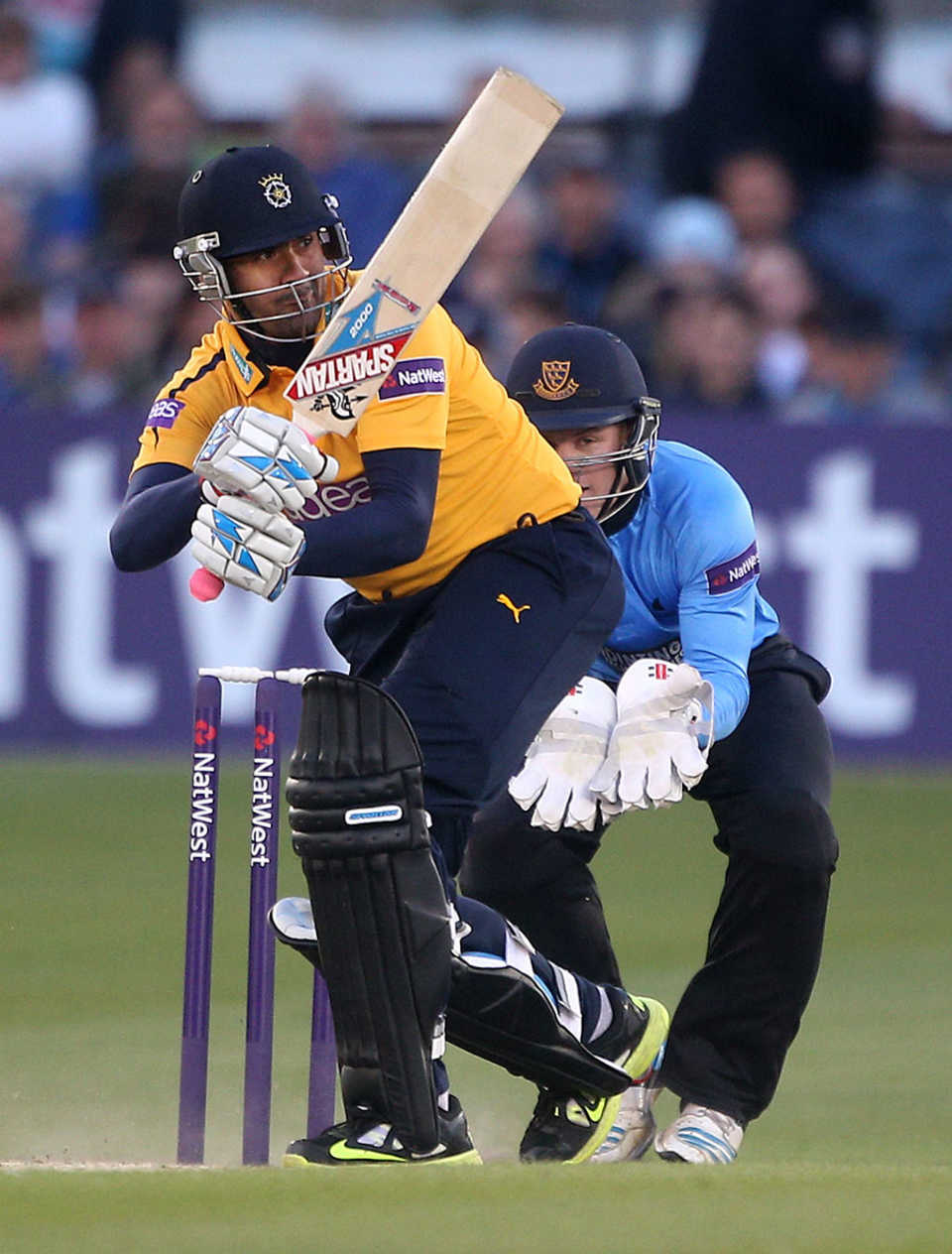 Owais Shah on his first Hampshire appearance, Sussex v Hampshire, NatWest T20 Blast, South Division, Hove, May 23, 2014